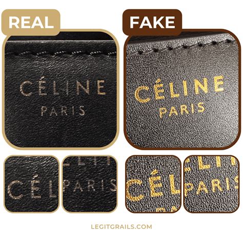 celine cap fake vs real|real celine purses.